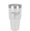 Flower Girl - Laser Engraved Stainless Steel Drinkware - 1543 -