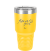 Flower Girl - Laser Engraved Stainless Steel Drinkware - 1543 -