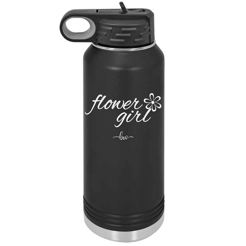 Flower Girl - Laser Engraved Stainless Steel Drinkware - 1543 -