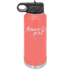 Flower Girl - Laser Engraved Stainless Steel Drinkware - 1543 -