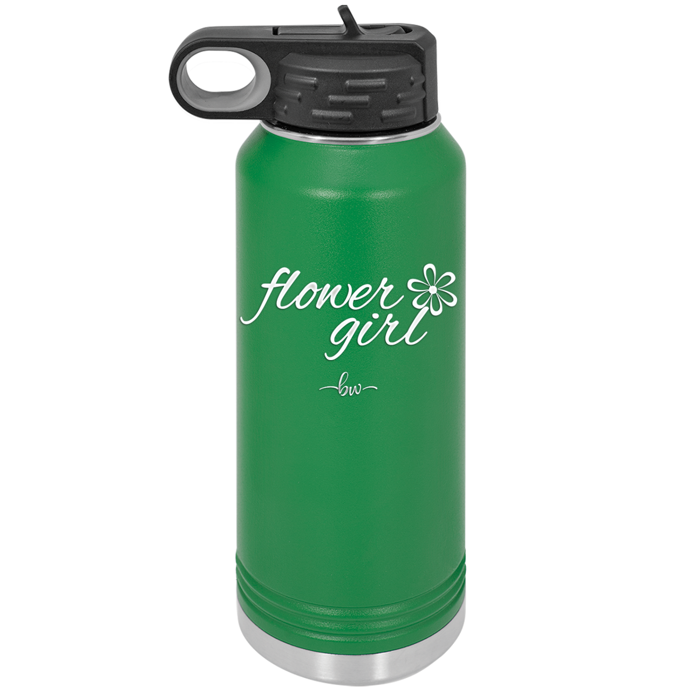 Flower Girl - Laser Engraved Stainless Steel Drinkware - 1543 -