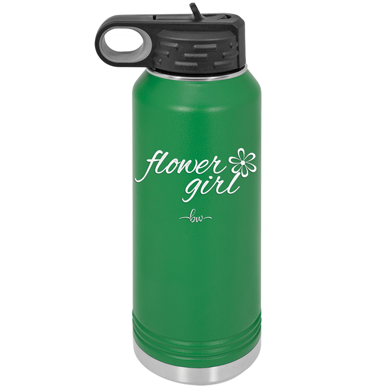 Flower Girl - Laser Engraved Stainless Steel Drinkware - 1543 -