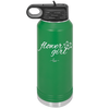 Flower Girl - Laser Engraved Stainless Steel Drinkware - 1543 -