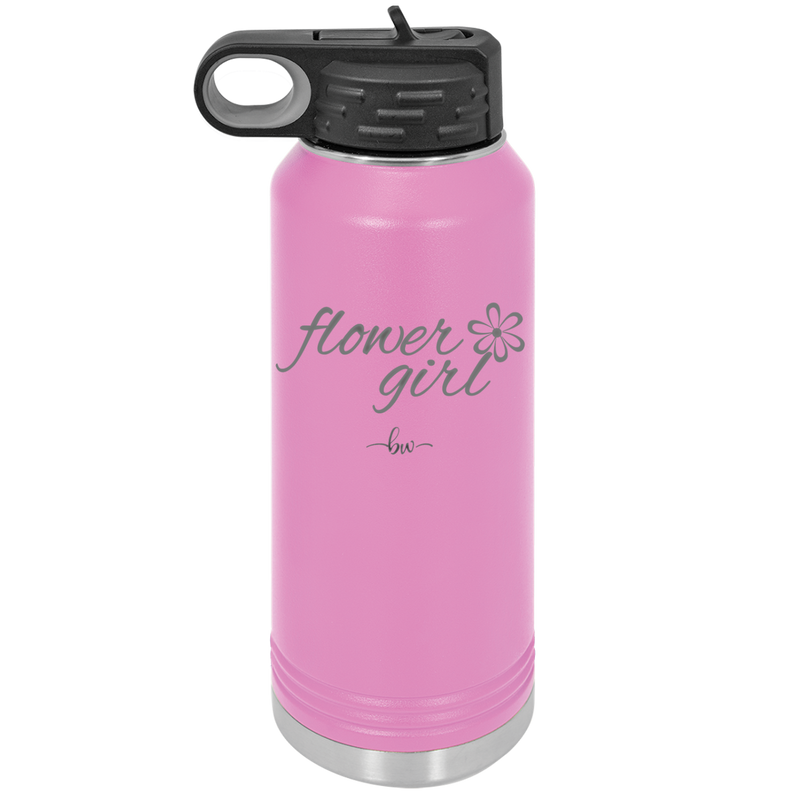 Flower Girl - Laser Engraved Stainless Steel Drinkware - 1543 -