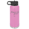 Flower Girl - Laser Engraved Stainless Steel Drinkware - 1543 -