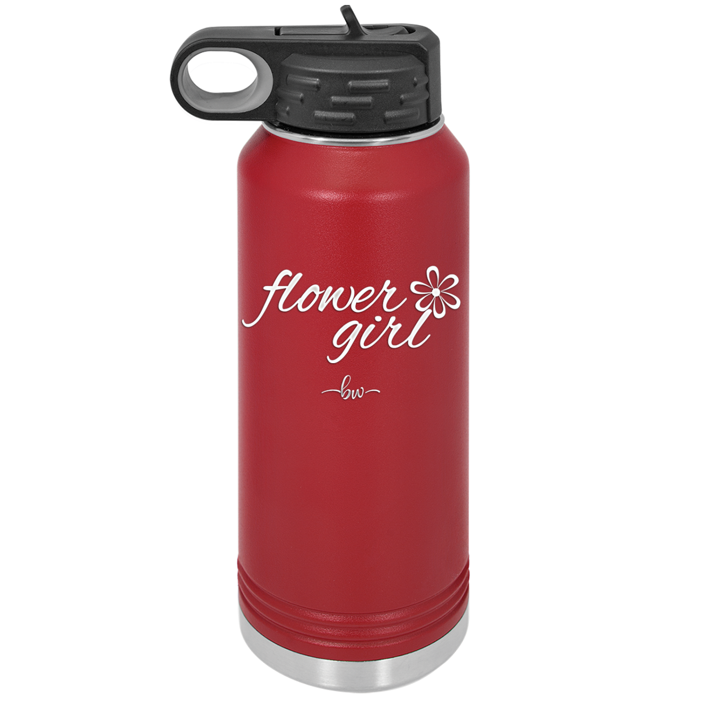 Flower Girl - Laser Engraved Stainless Steel Drinkware - 1543 -