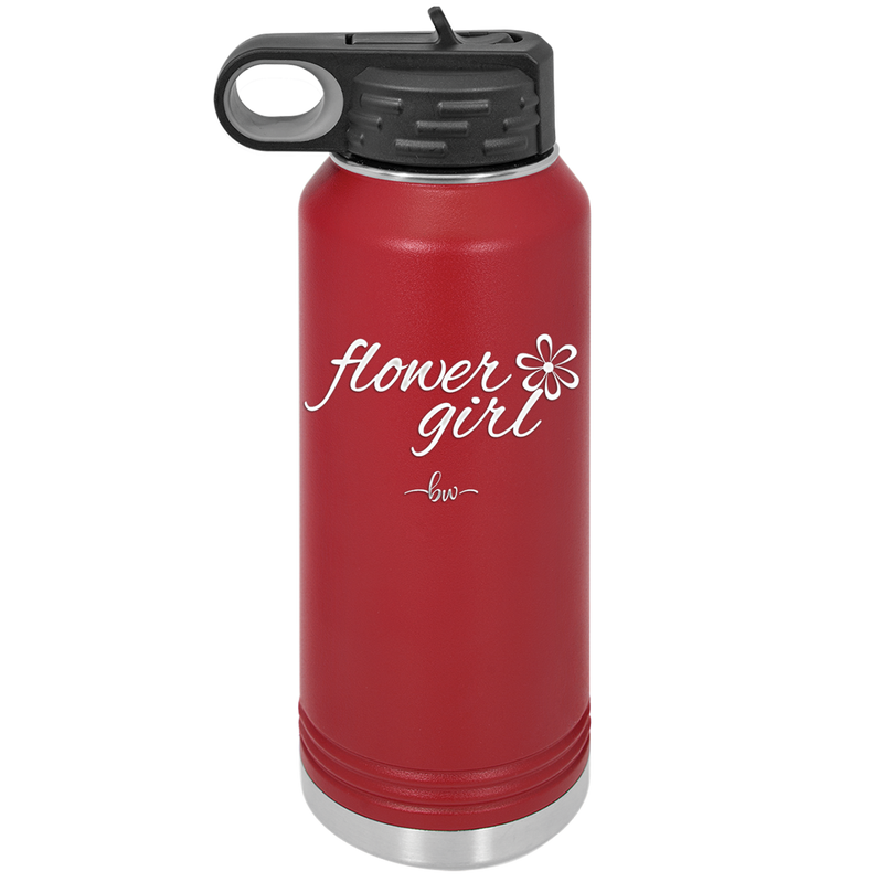 Flower Girl - Laser Engraved Stainless Steel Drinkware - 1543 -