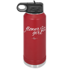 Flower Girl - Laser Engraved Stainless Steel Drinkware - 1543 -