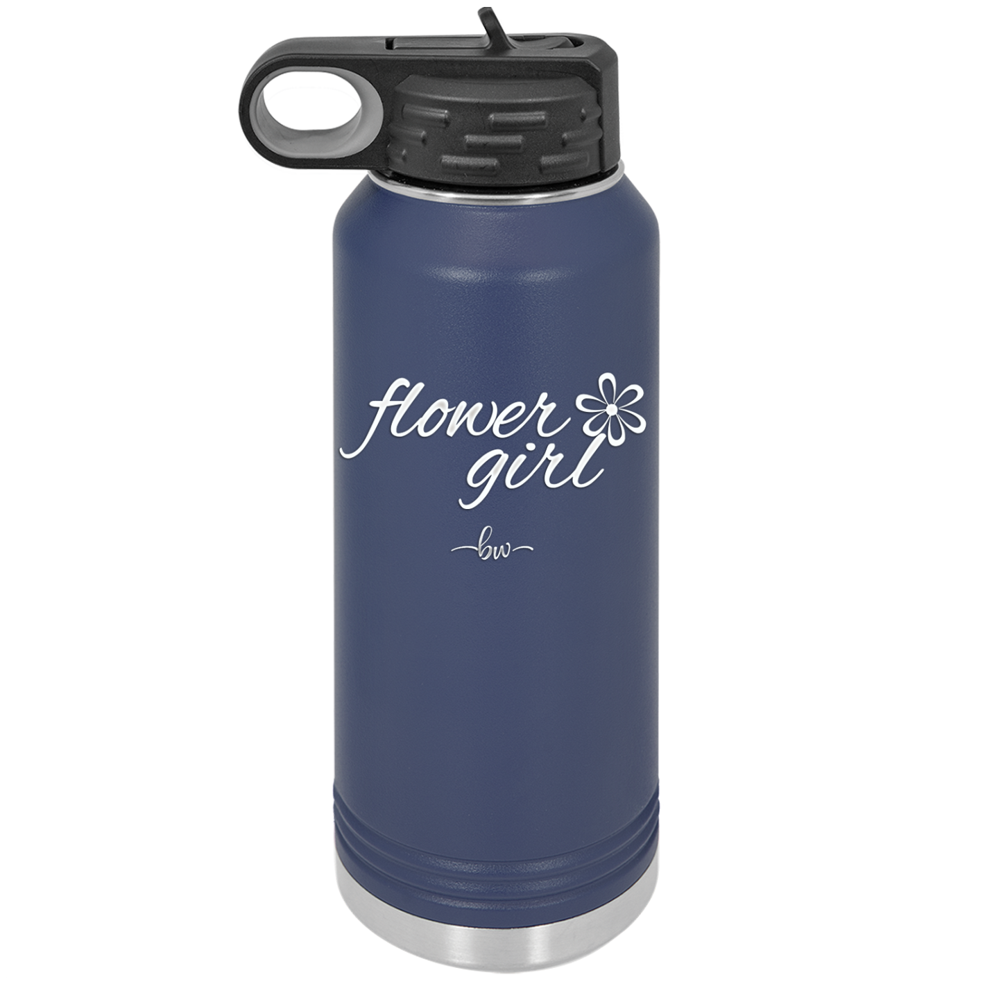 Flower Girl - Laser Engraved Stainless Steel Drinkware - 1543 -