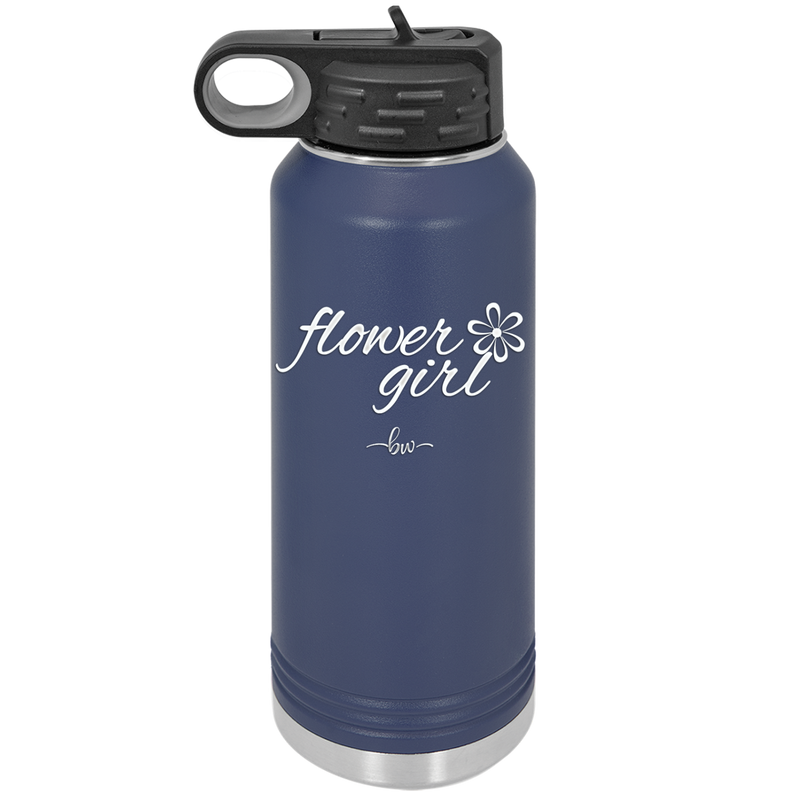 Flower Girl - Laser Engraved Stainless Steel Drinkware - 1543 -