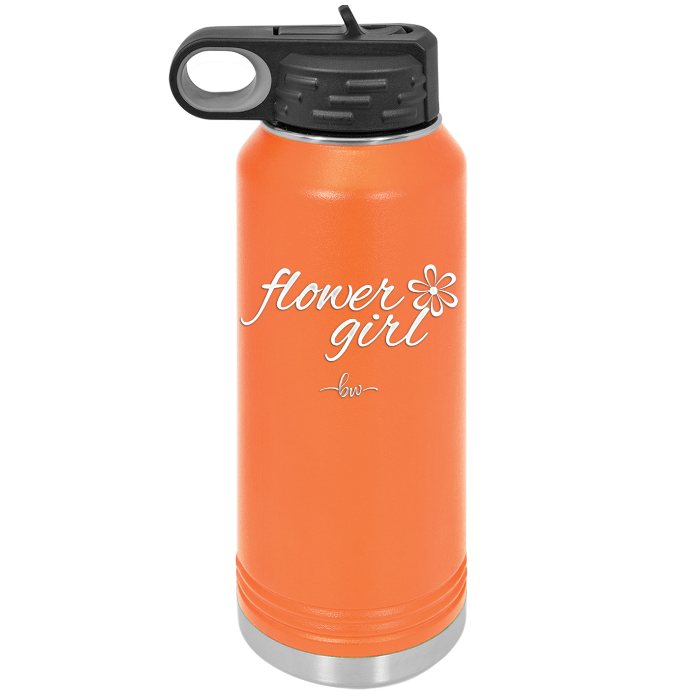 Flower Girl - Laser Engraved Stainless Steel Drinkware - 1543 -