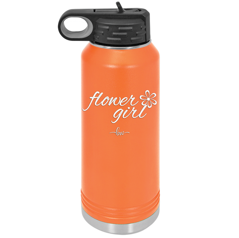 Flower Girl - Laser Engraved Stainless Steel Drinkware - 1543 -