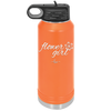 Flower Girl - Laser Engraved Stainless Steel Drinkware - 1543 -