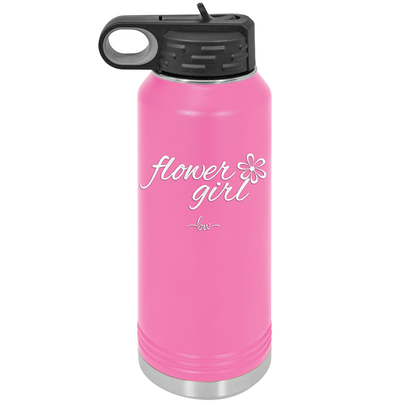 Flower Girl - Laser Engraved Stainless Steel Drinkware - 1543 -
