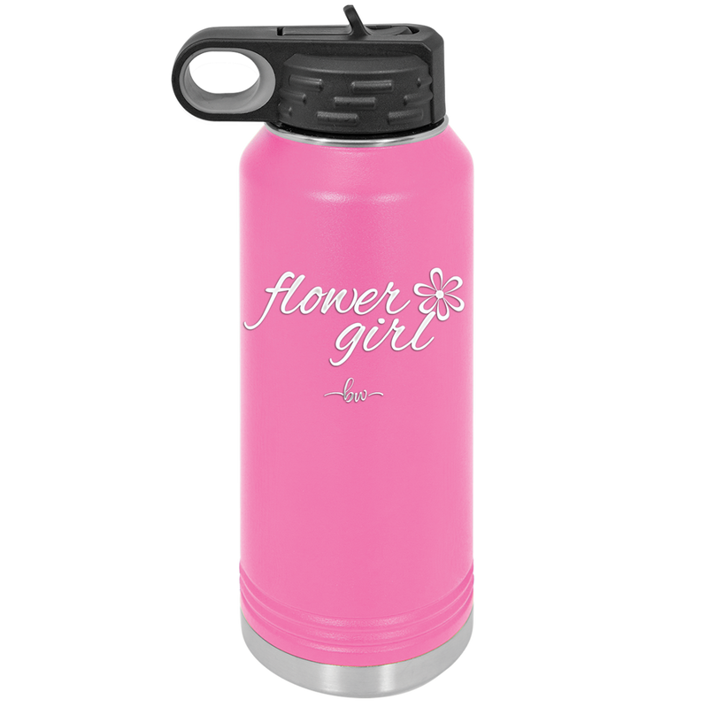 Flower Girl - Laser Engraved Stainless Steel Drinkware - 1543 -