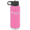 Flower Girl - Laser Engraved Stainless Steel Drinkware - 1543 -