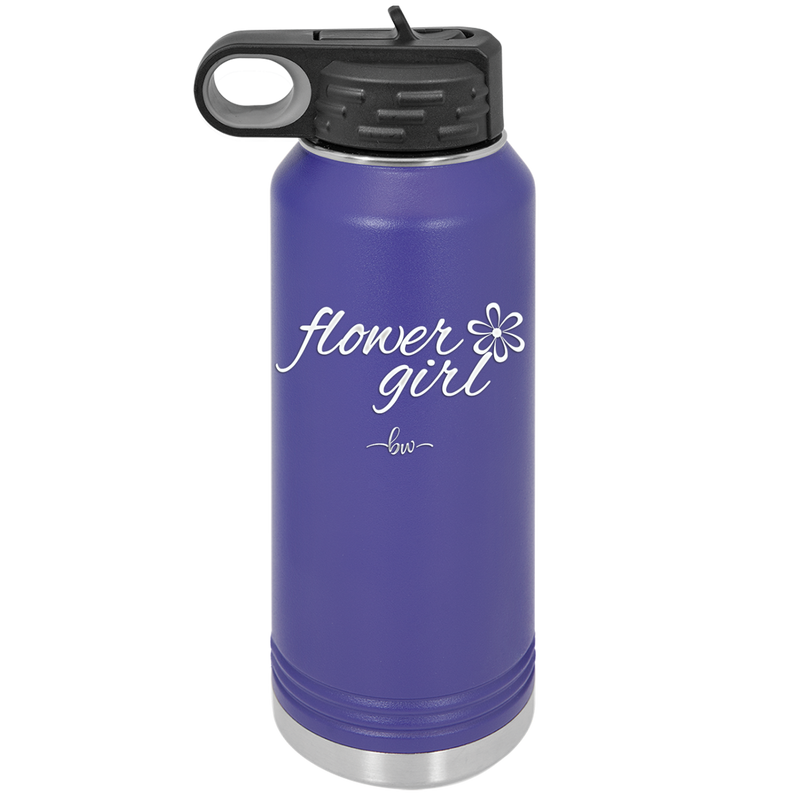 Flower Girl - Laser Engraved Stainless Steel Drinkware - 1543 -