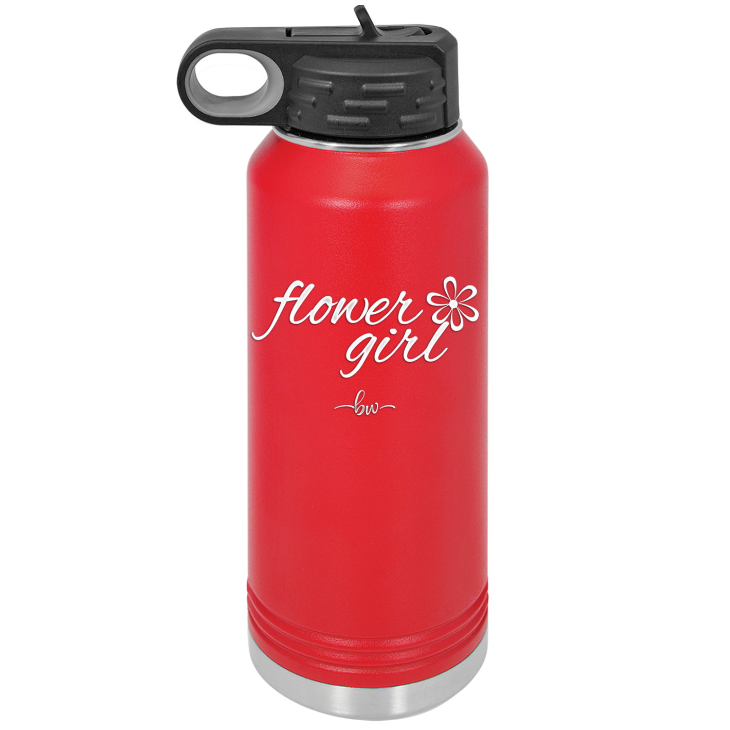 Flower Girl - Laser Engraved Stainless Steel Drinkware - 1543 -