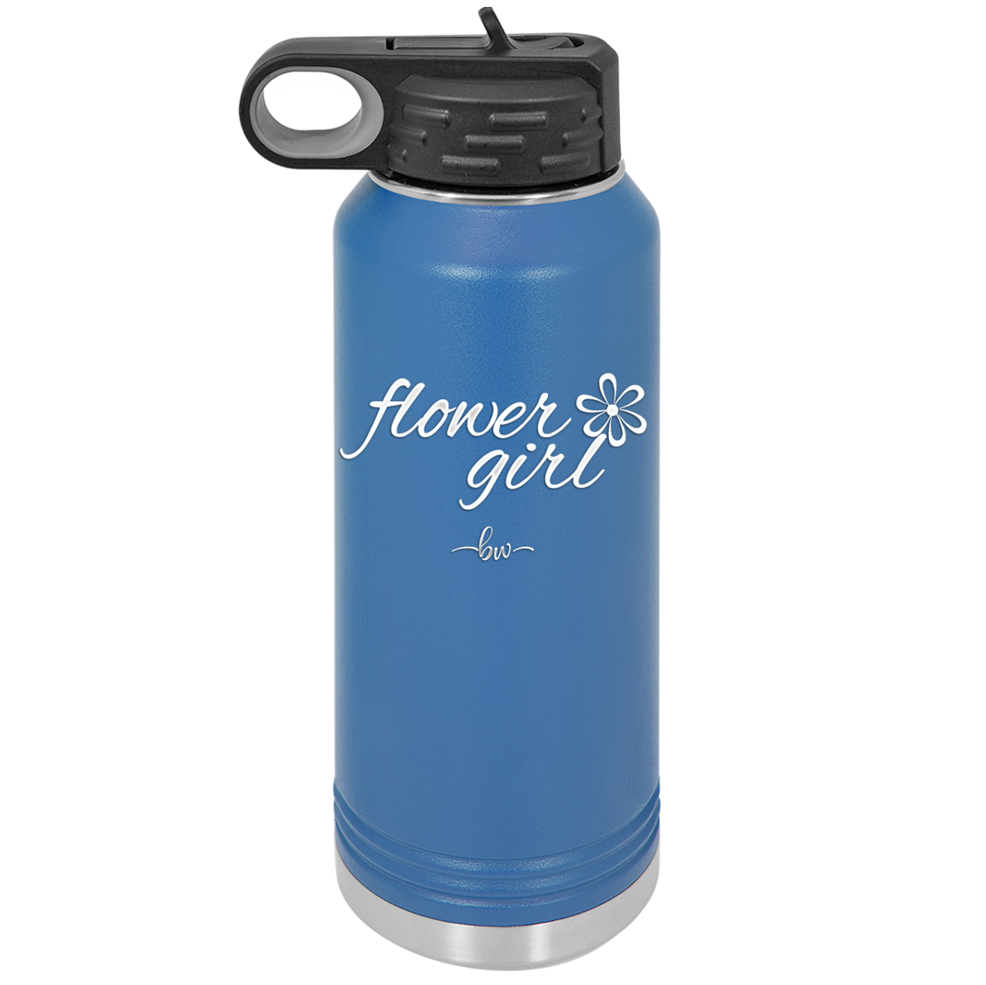 Flower Girl - Laser Engraved Stainless Steel Drinkware - 1543 -