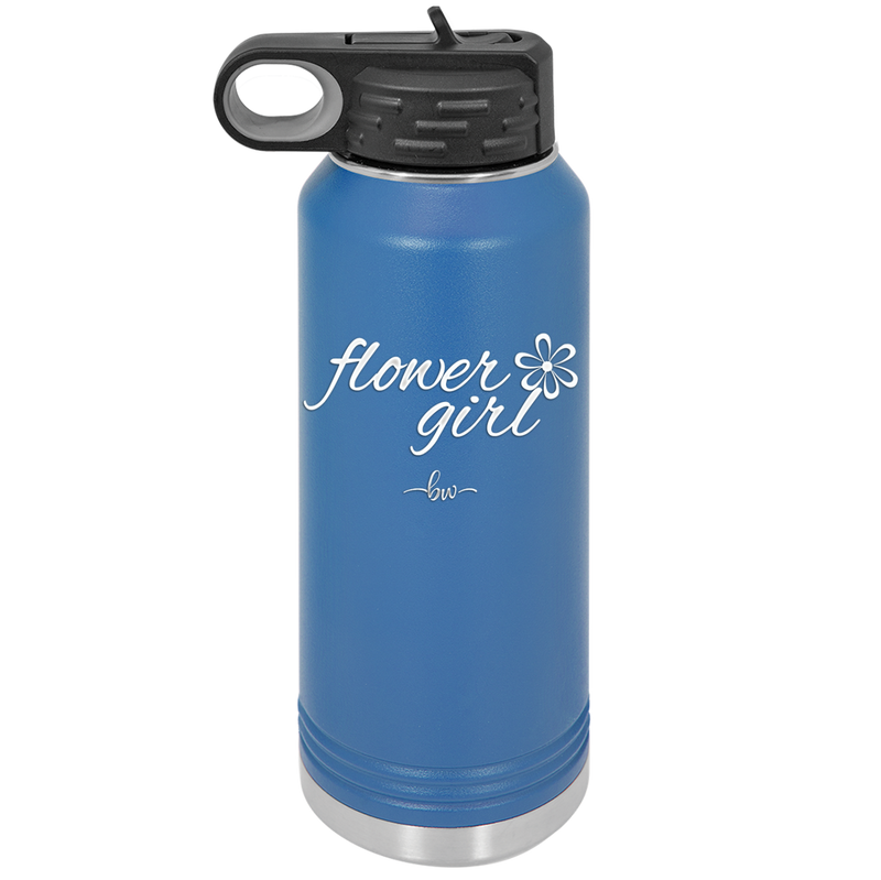 Flower Girl - Laser Engraved Stainless Steel Drinkware - 1543 -
