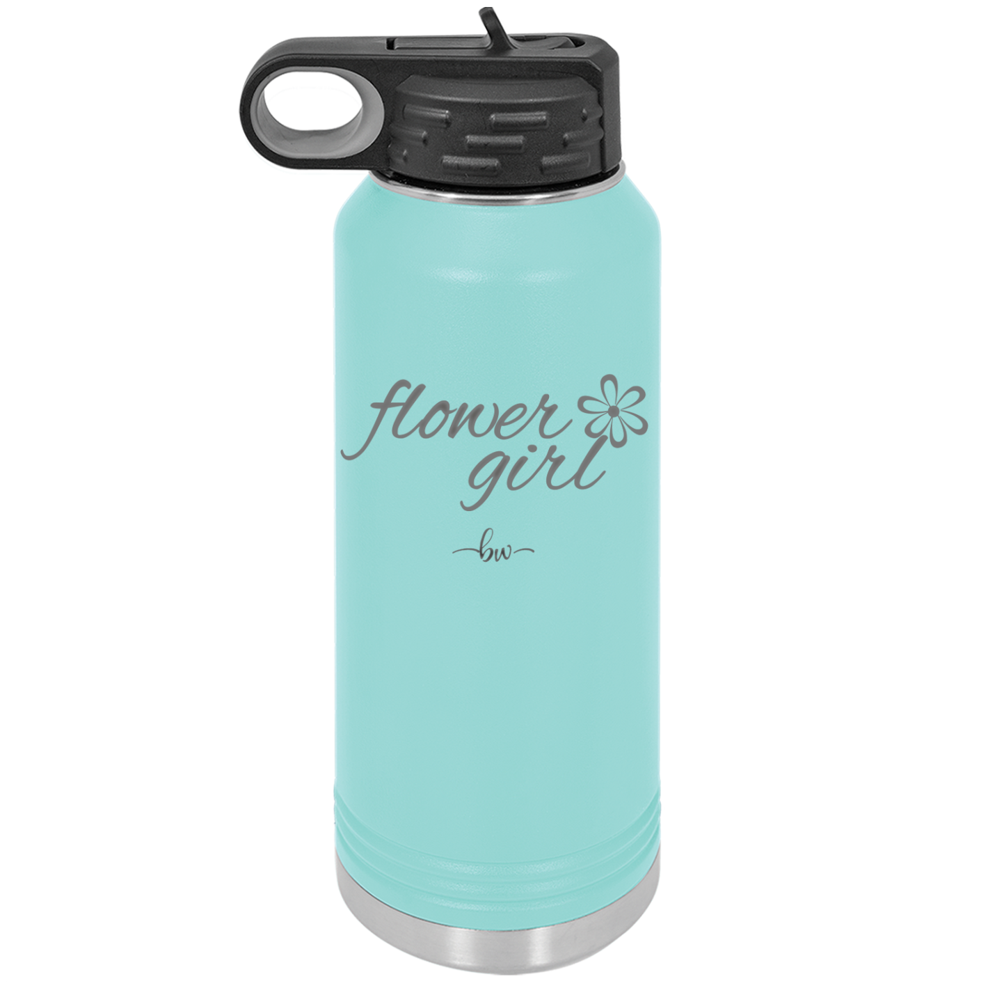 Flower Girl - Laser Engraved Stainless Steel Drinkware - 1543 -