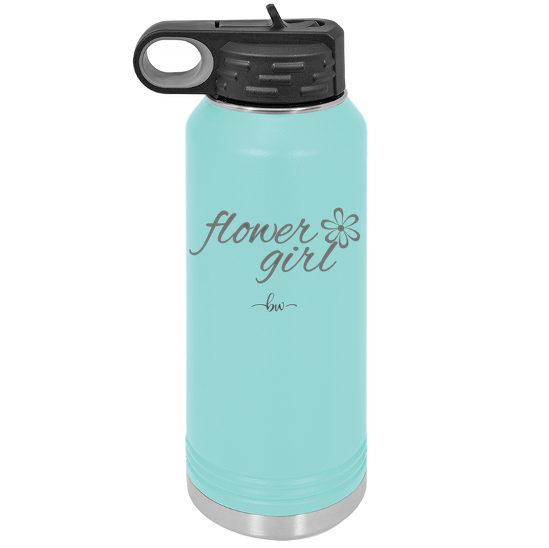 Flower Girl - Laser Engraved Stainless Steel Drinkware - 1543 -