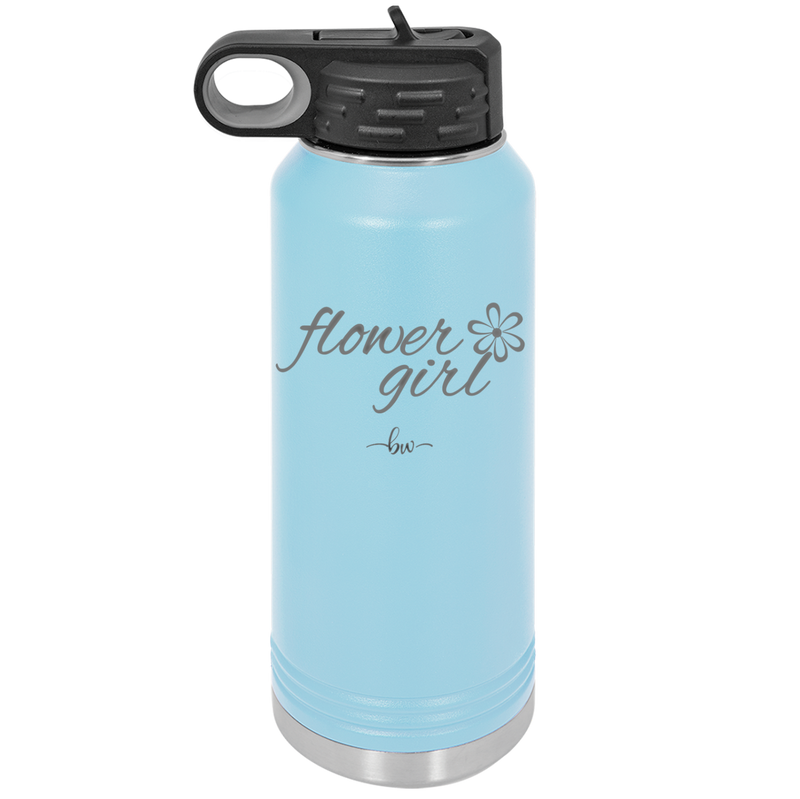 Flower Girl - Laser Engraved Stainless Steel Drinkware - 1543 -