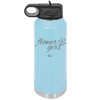Flower Girl - Laser Engraved Stainless Steel Drinkware - 1543 -