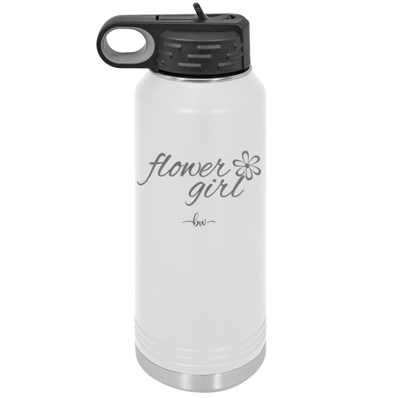 Flower Girl - Laser Engraved Stainless Steel Drinkware - 1543 -