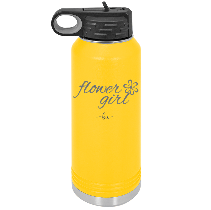 Flower Girl - Laser Engraved Stainless Steel Drinkware - 1543 -
