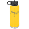 Flower Girl - Laser Engraved Stainless Steel Drinkware - 1543 -