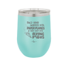 Fold Your Worries Paper Planes Flying Fucks - Laser Engraved Stainless Steel Drinkware - 1544 -