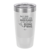 Fold Your Worries Paper Planes Flying Fucks - Laser Engraved Stainless Steel Drinkware - 1544 -