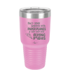 Fold Your Worries Paper Planes Flying Fucks - Laser Engraved Stainless Steel Drinkware - 1544 -