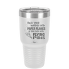 Fold Your Worries Paper Planes Flying Fucks - Laser Engraved Stainless Steel Drinkware - 1544 -