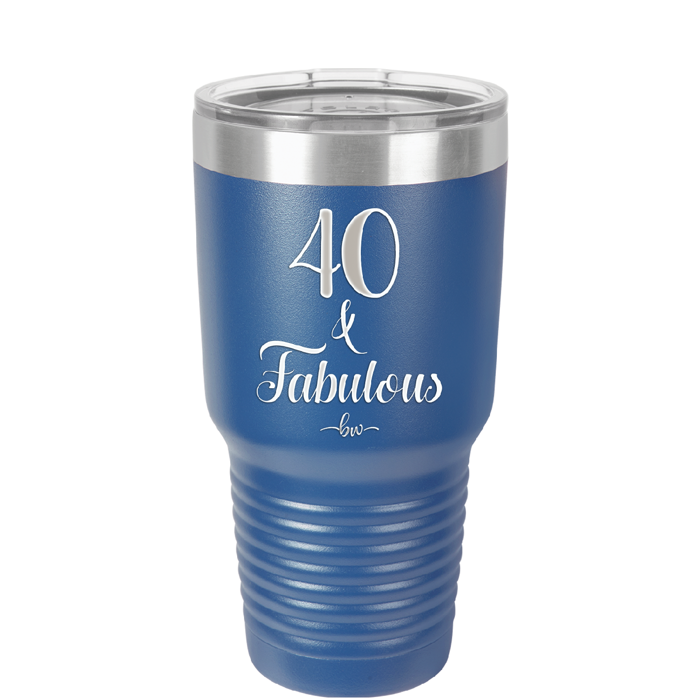 Forty and Fabulous - Laser Engraved Stainless Steel Drinkware - 1545 -