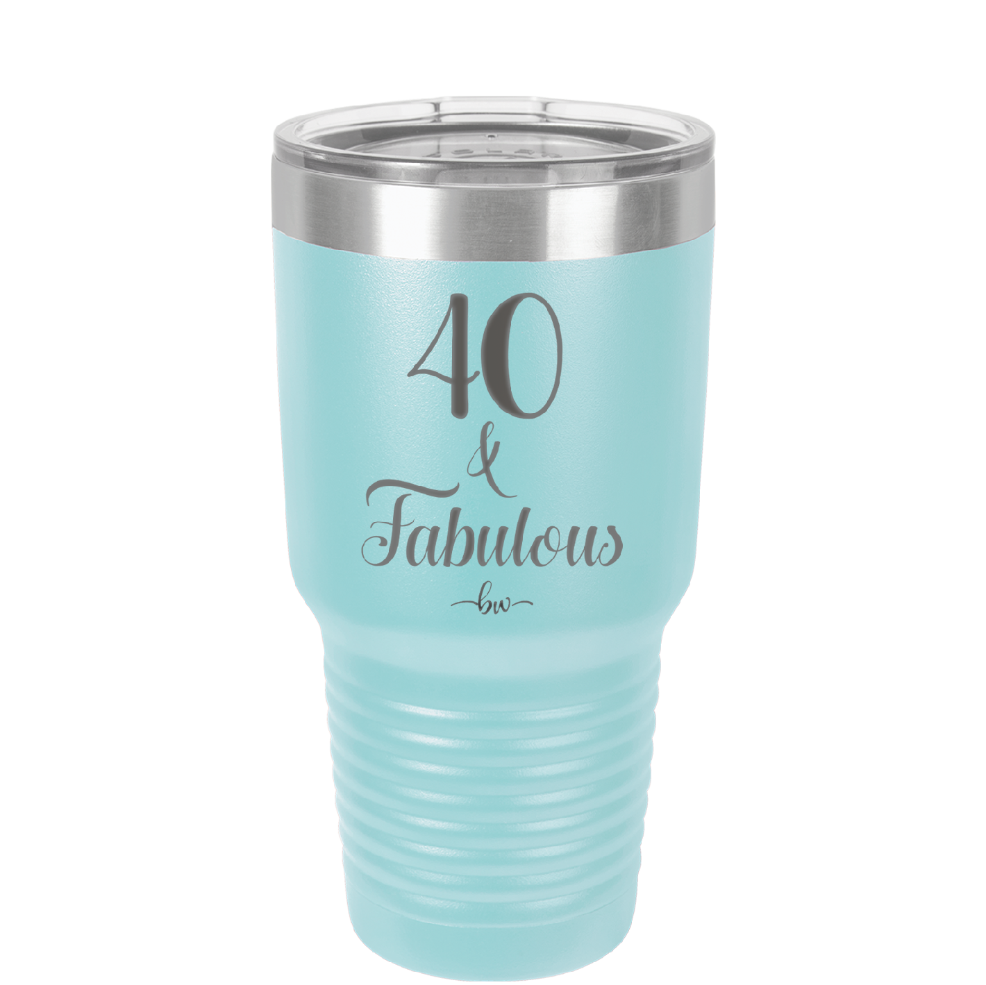Forty and Fabulous - Laser Engraved Stainless Steel Drinkware - 1545 -