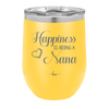 Happiness is Being a Nana - Laser Engraved Stainless Steel Drinkware - 1550 -