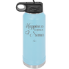 Happiness is Being a Nana - Laser Engraved Stainless Steel Drinkware - 1550 -