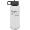 Happiness is Being a Nana - Laser Engraved Stainless Steel Drinkware - 1550 -