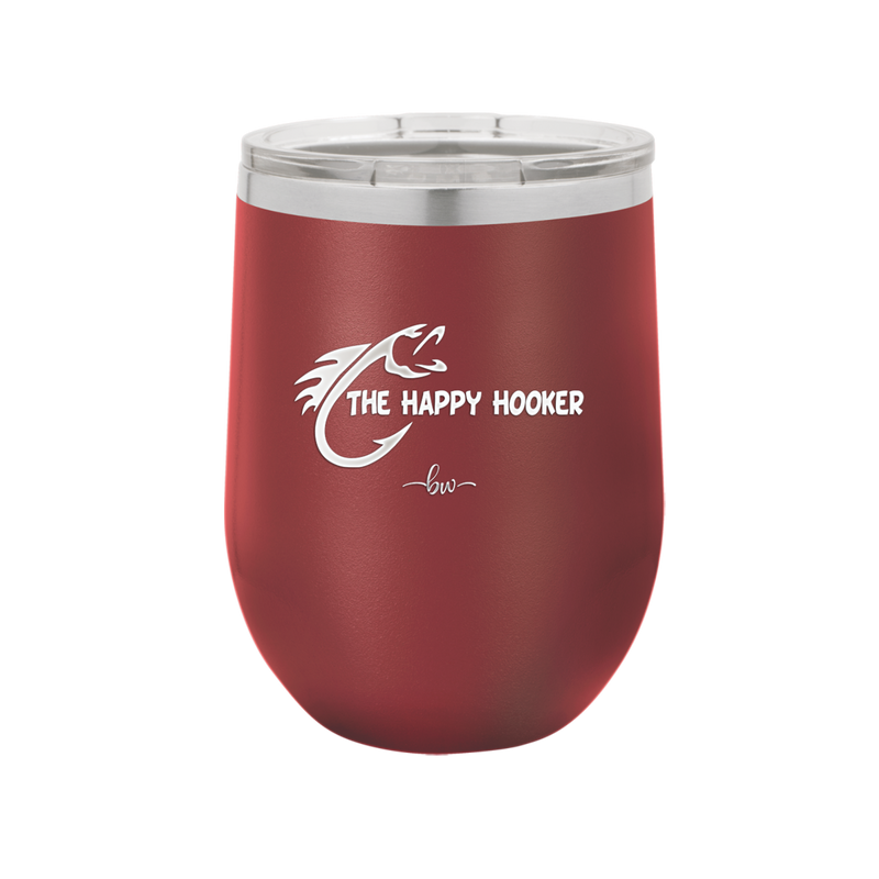 The Happy Hooker - Laser Engraved Stainless Steel Drinkware - 1551 -