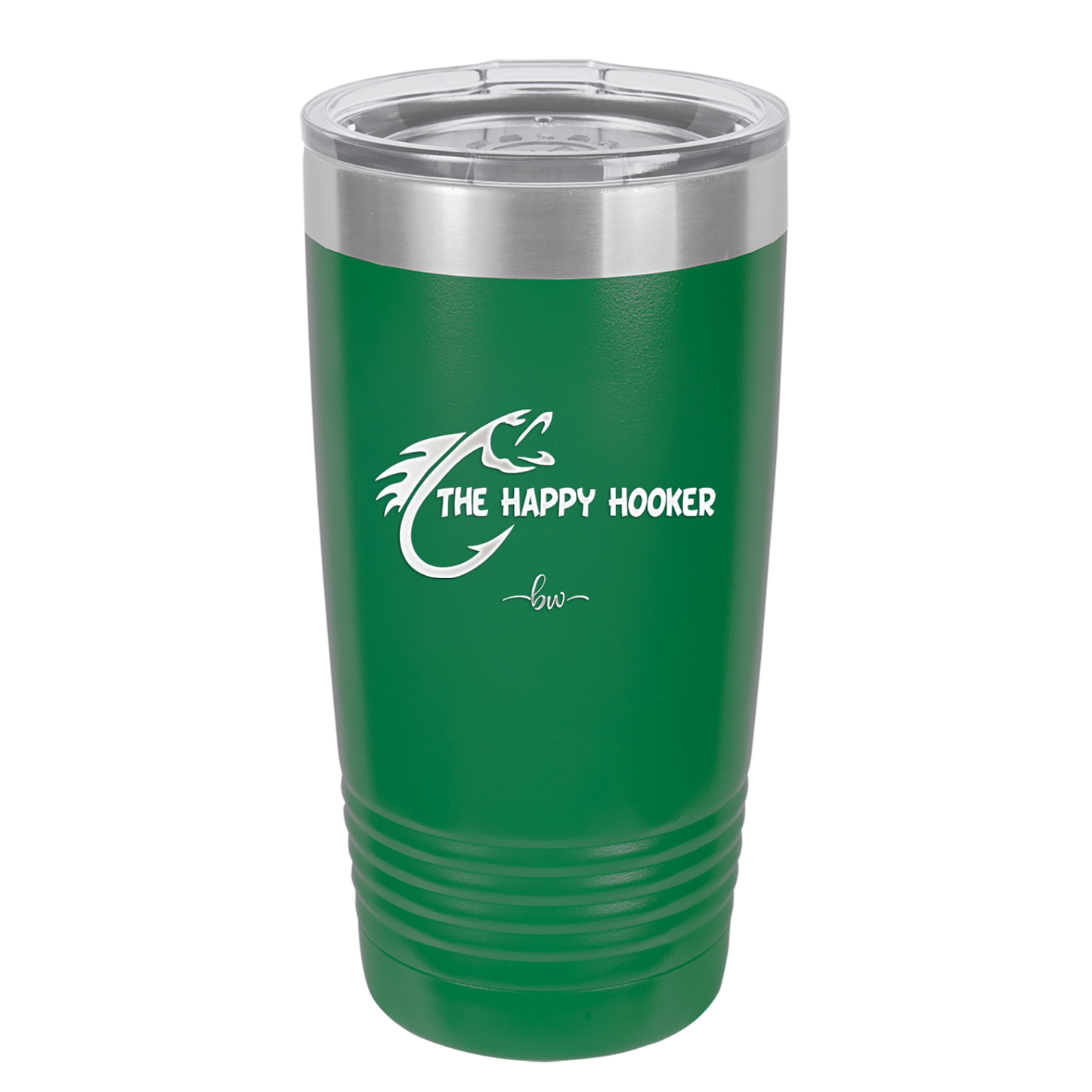 The Happy Hooker - Laser Engraved Stainless Steel Drinkware - 1551 -