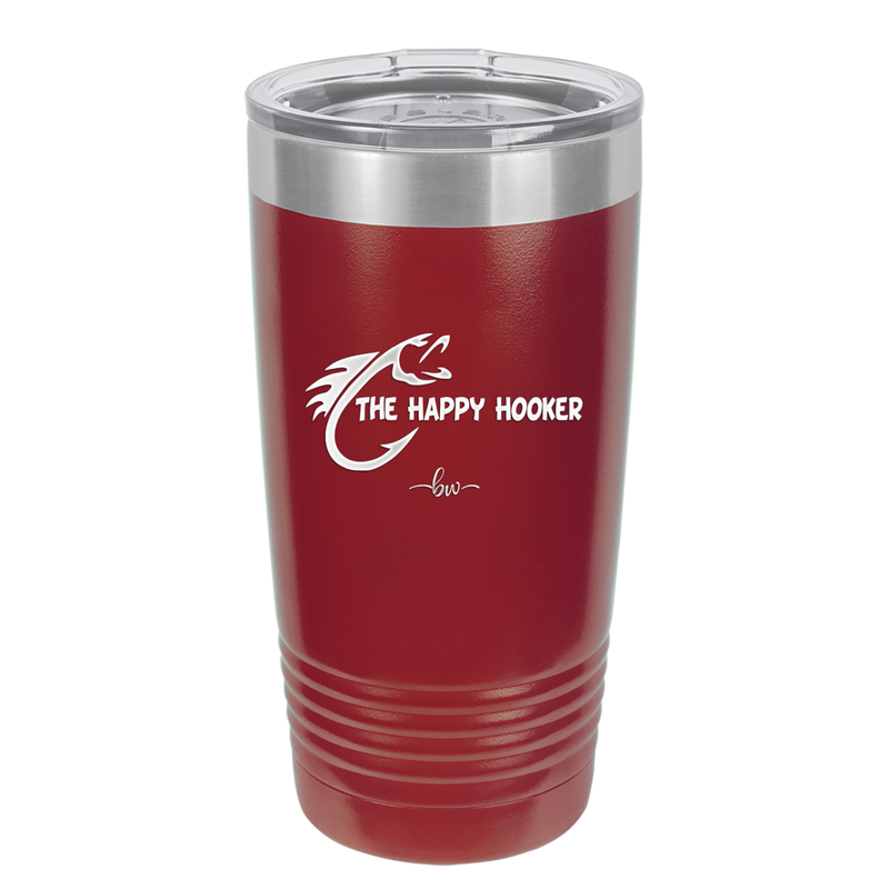 The Happy Hooker - Laser Engraved Stainless Steel Drinkware - 1551 -