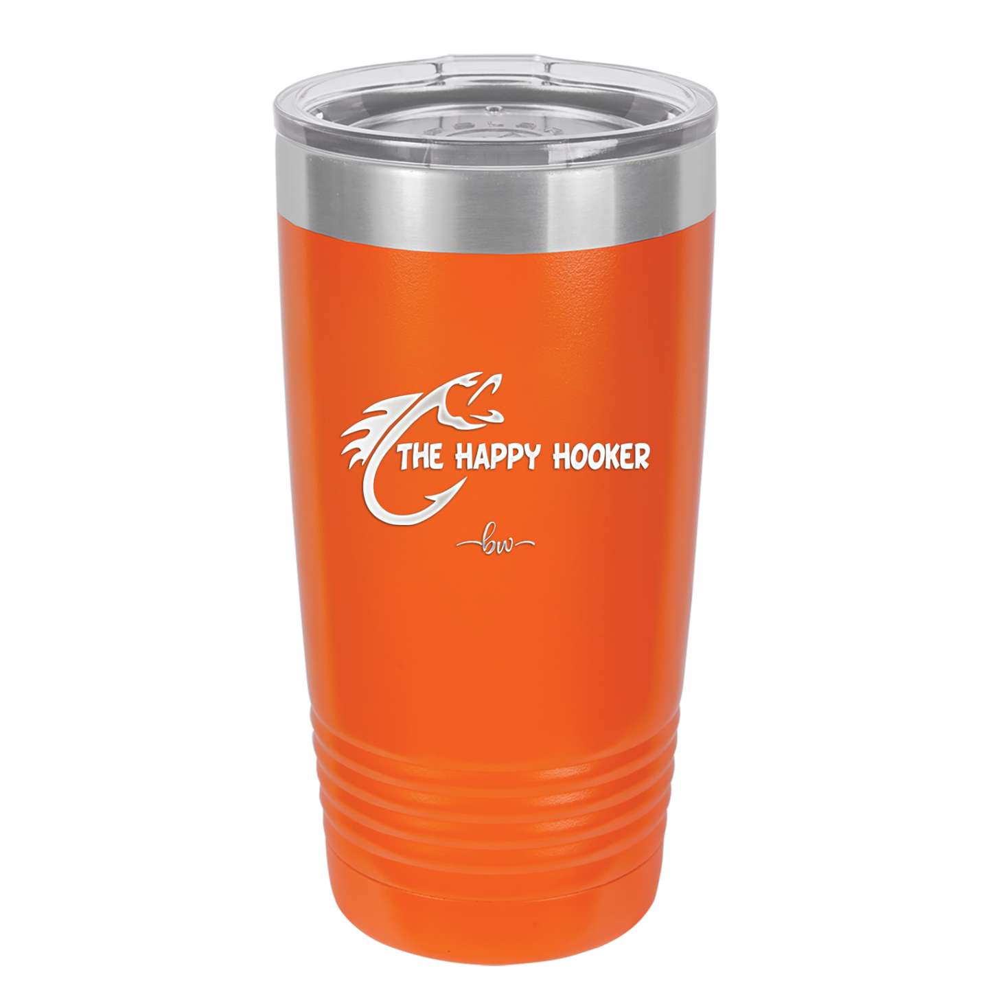 The Happy Hooker - Laser Engraved Stainless Steel Drinkware - 1551 -