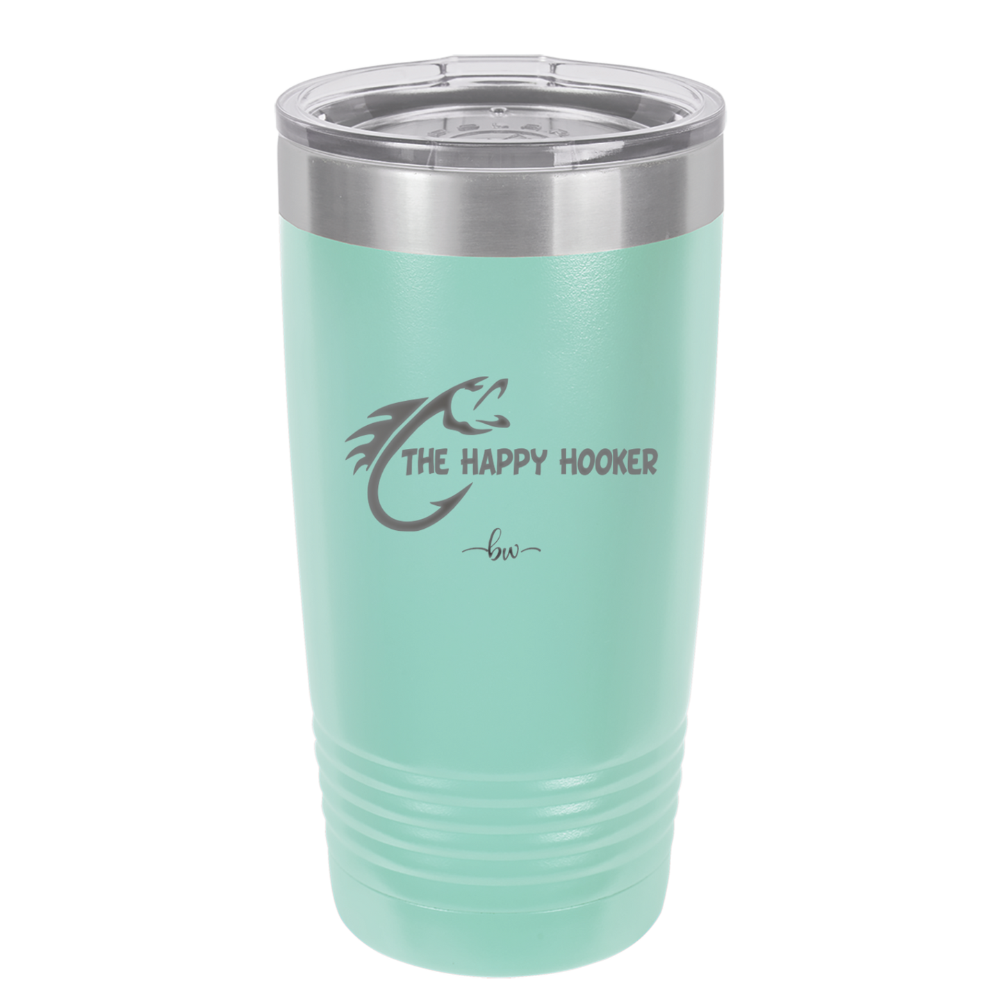 The Happy Hooker - Laser Engraved Stainless Steel Drinkware - 1551 -