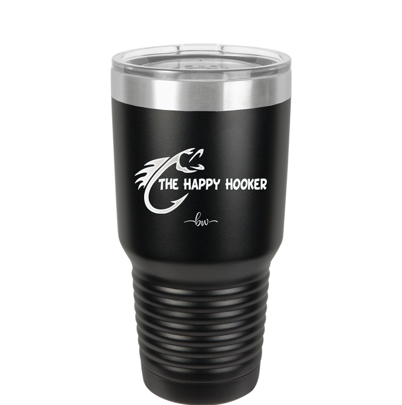 The Happy Hooker - Laser Engraved Stainless Steel Drinkware - 1551 -