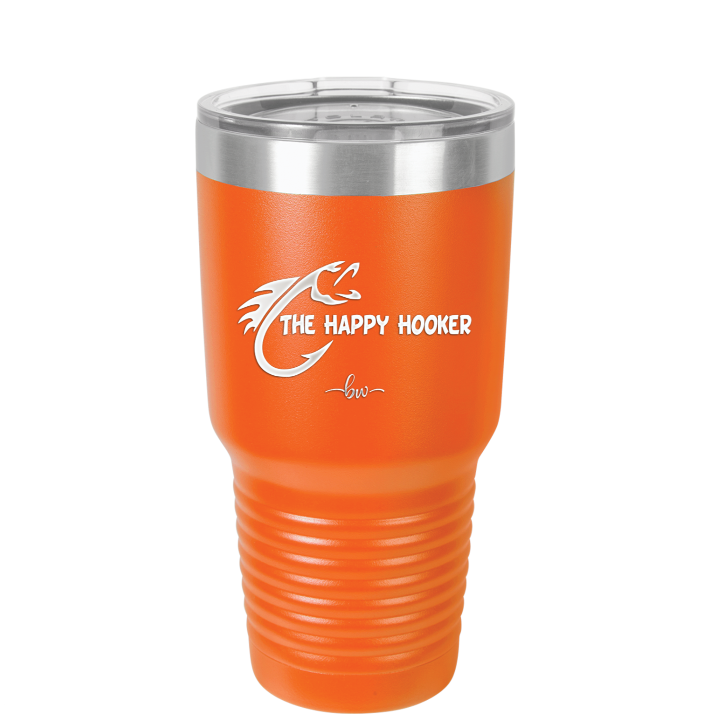 The Happy Hooker - Laser Engraved Stainless Steel Drinkware - 1551 -