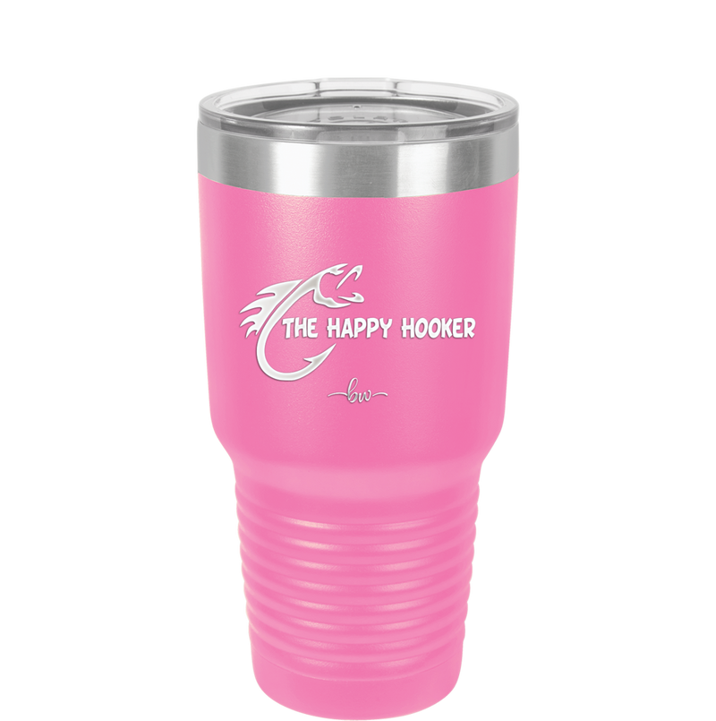 The Happy Hooker - Laser Engraved Stainless Steel Drinkware - 1551 -