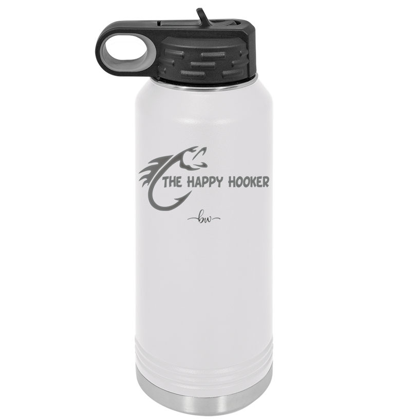 The Happy Hooker - Laser Engraved Stainless Steel Drinkware - 1551 -