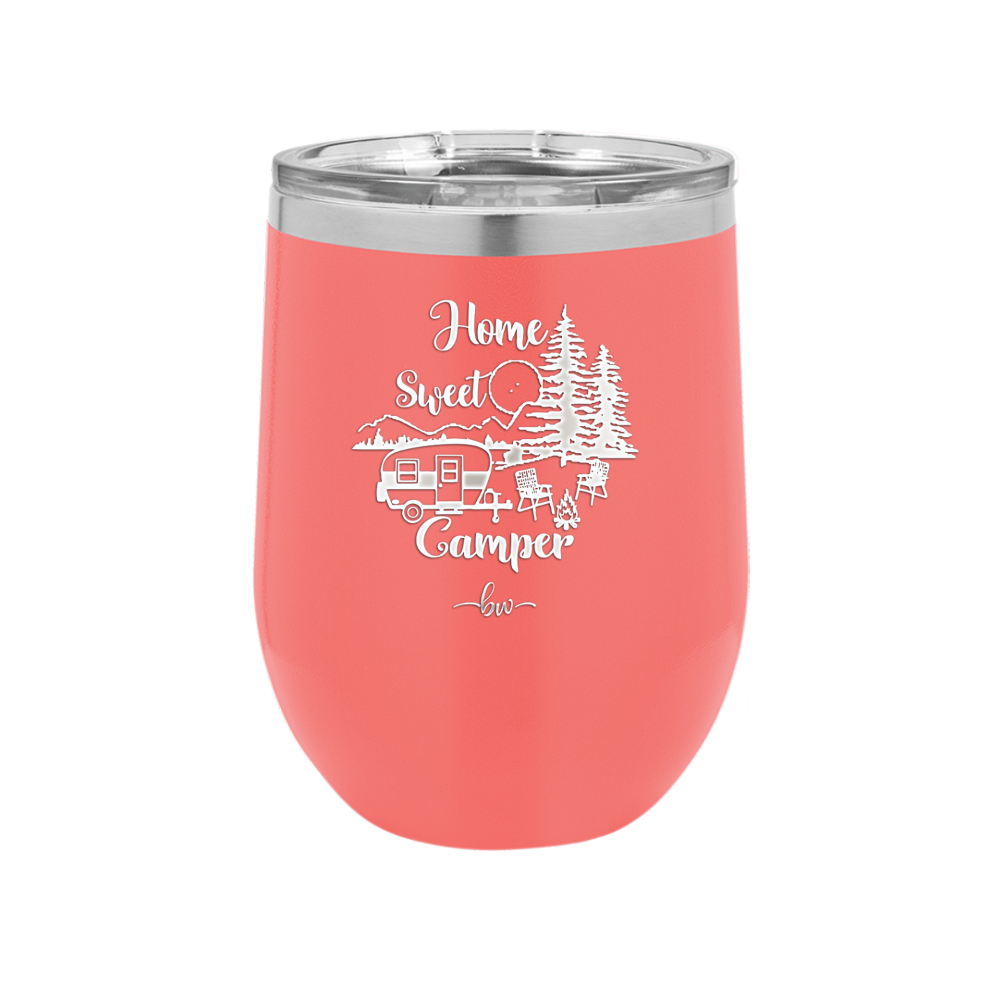Home Sweet Camper - Laser Engraved Stainless Steel Drinkware - 1553 -